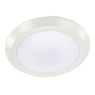 White 5/6&#34; LED Disk Light - 15W - 3000K Dimmable