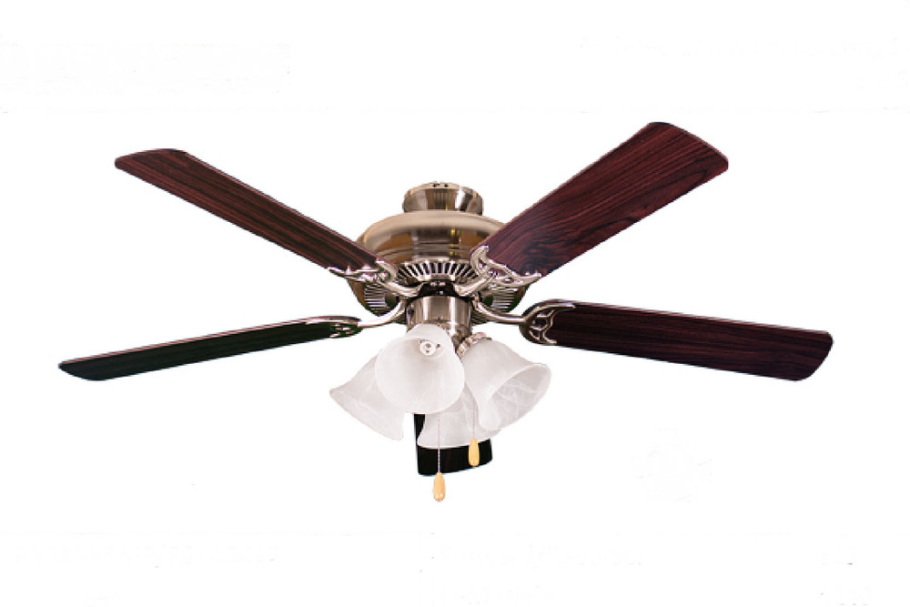 52&#39; 5-Blade NK Fan W/Alabaster 4-Light Kit(4x9.5W LED 3000K)