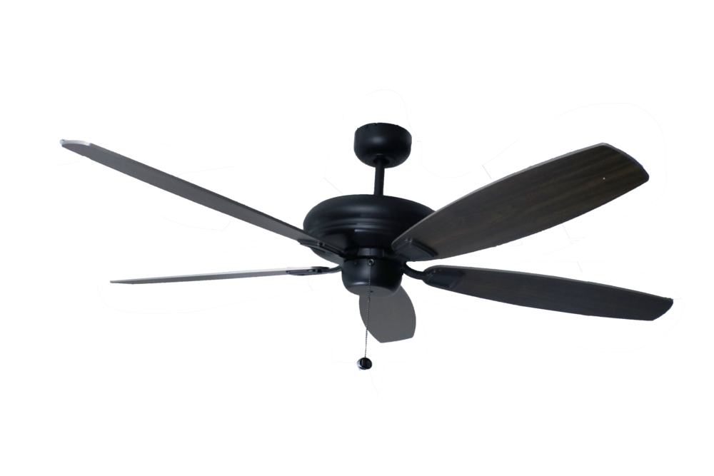 5-Blade 56&#34; Upgrade Fan - MB Matte Black/Walnut Blades