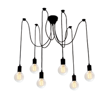 HOMEnhancements 70070 - Vivio Charlotte 6-Light Spider Adjustable - MB