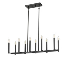 HOMEnhancements 70532 - Vivio Kosi 10-Light Candelabra Island Pendant - MB