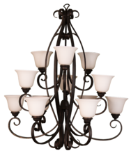 HOMEnhancements 17174 - El Paso Presidio Series 12-Light Chandelier