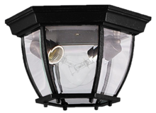 HOMEnhancements 19494 - 2-Light Open Bottom Front Porch Ceiling Mount - MB