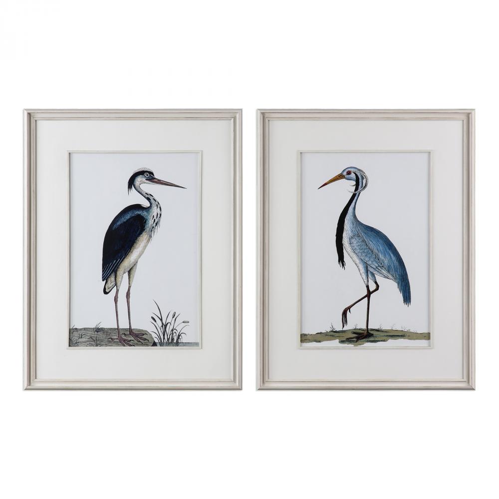 Shore Birds Framed Prints S/2