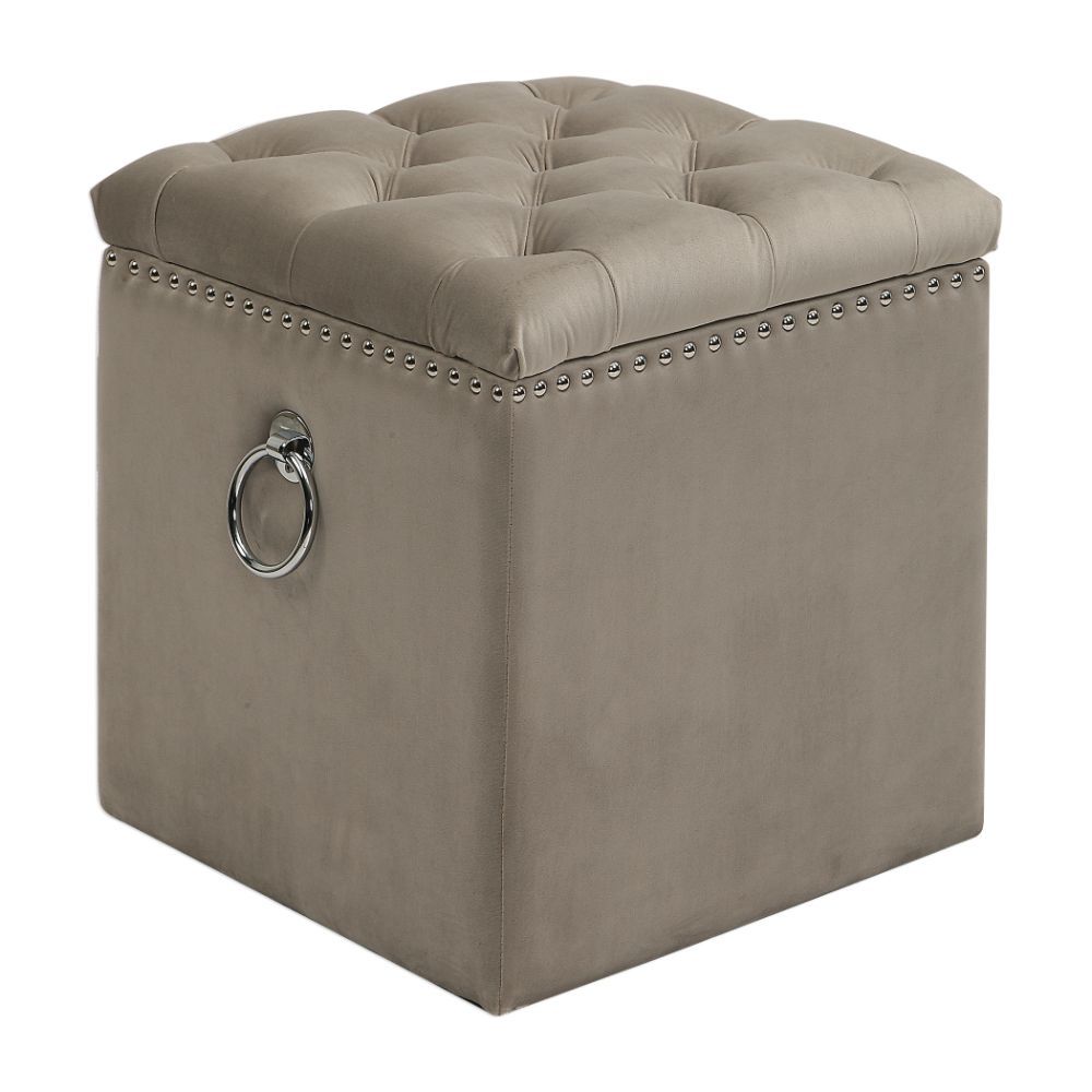 Uttermost Talullah Tufted Storage Ottoman