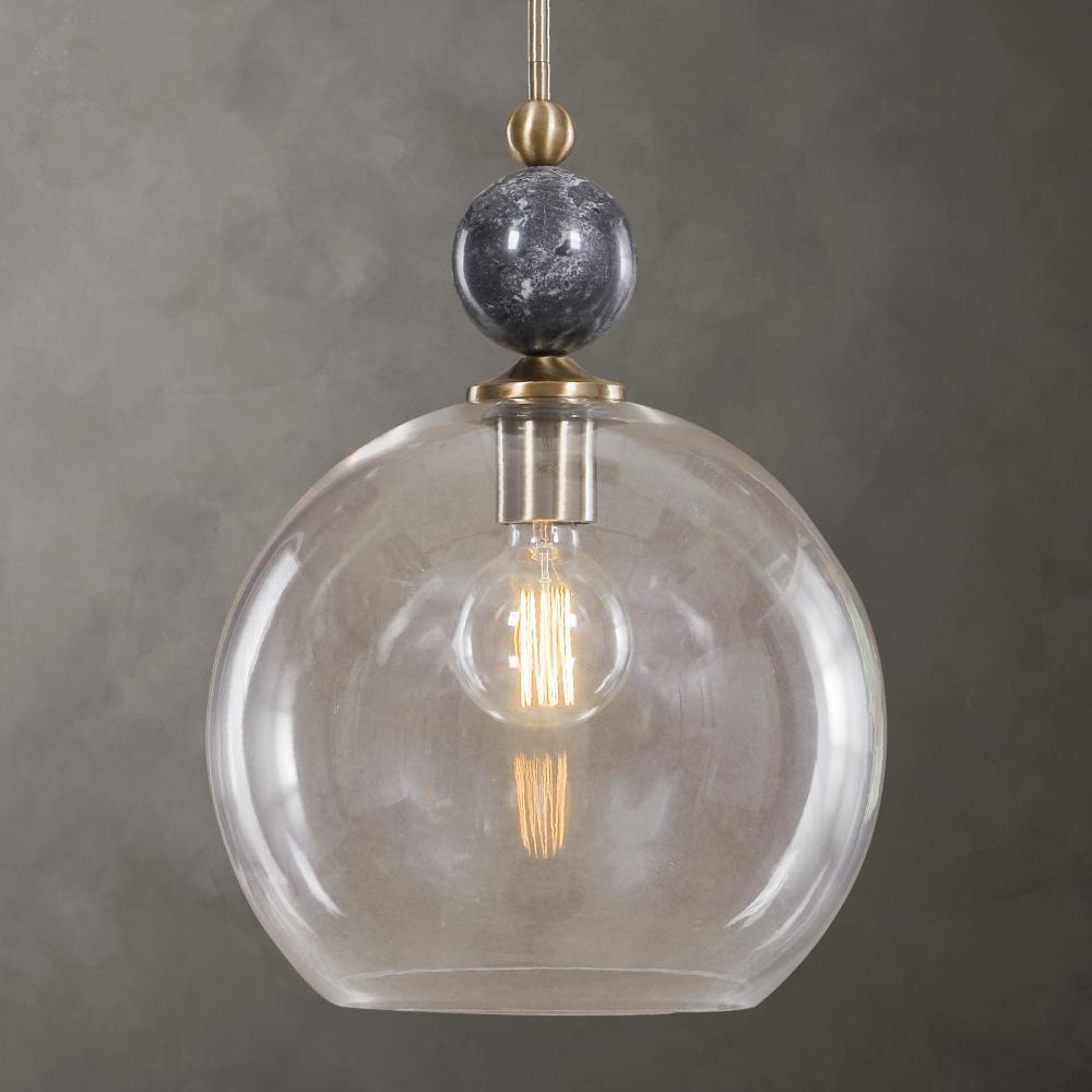 Uttermost Mendota 1 Light Glass Pendant