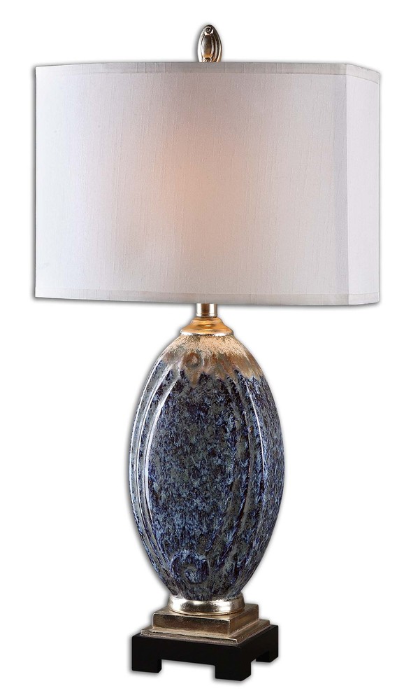 Uttermost Blue Latah Lamp