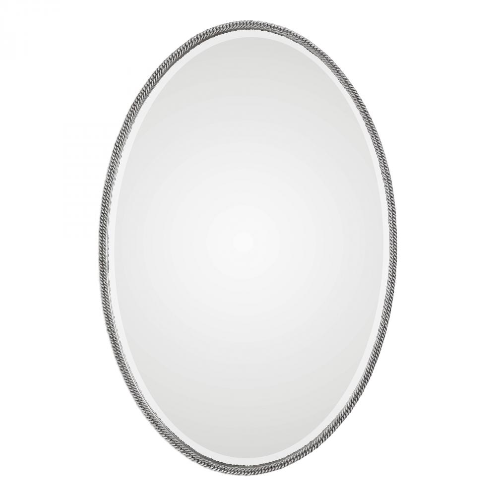 Uttermost Giana Oval Silver Mirror