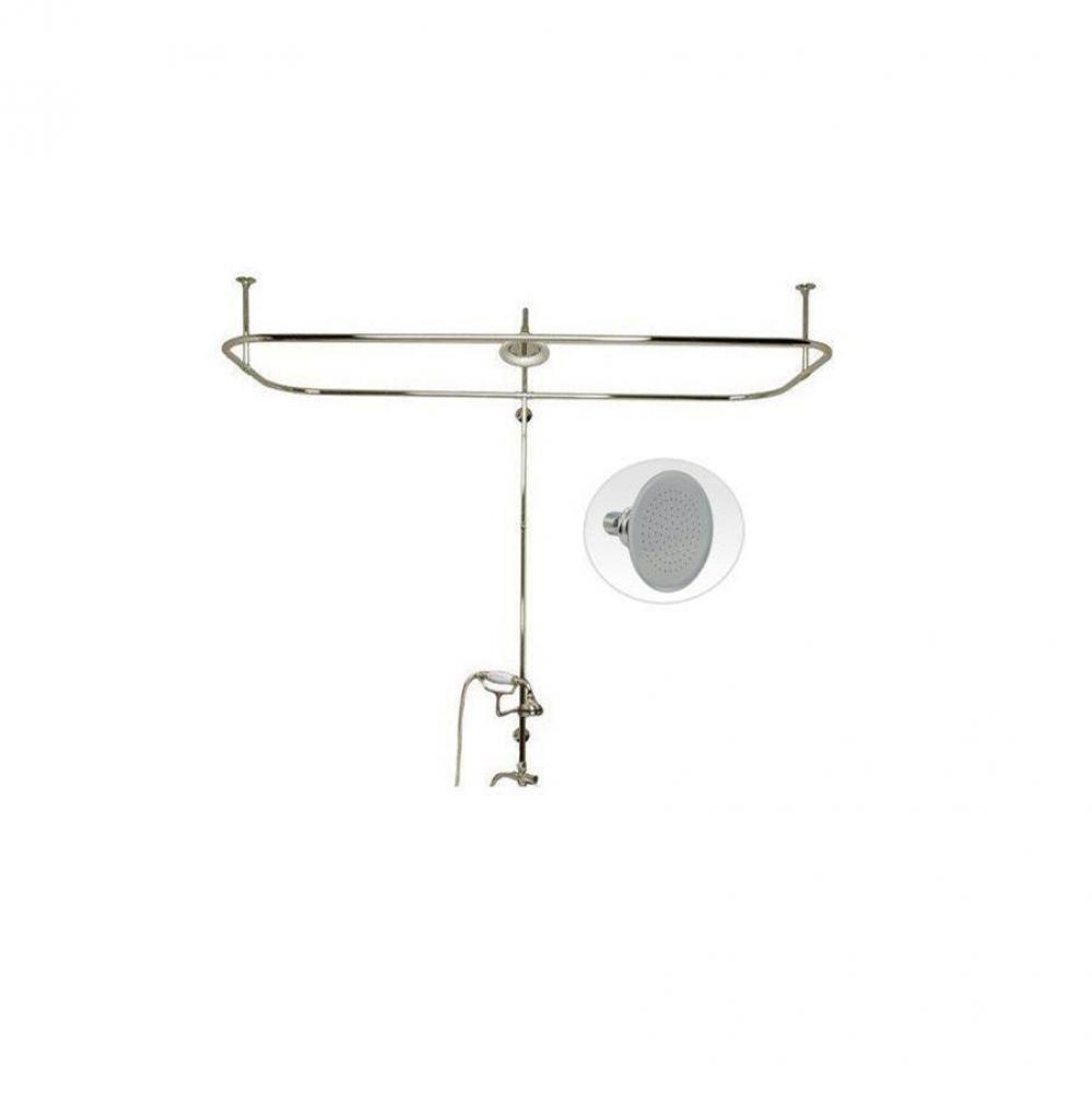 Clawfoot Tub End Mount Shower Conversion Kit Shower Enclosure Kit