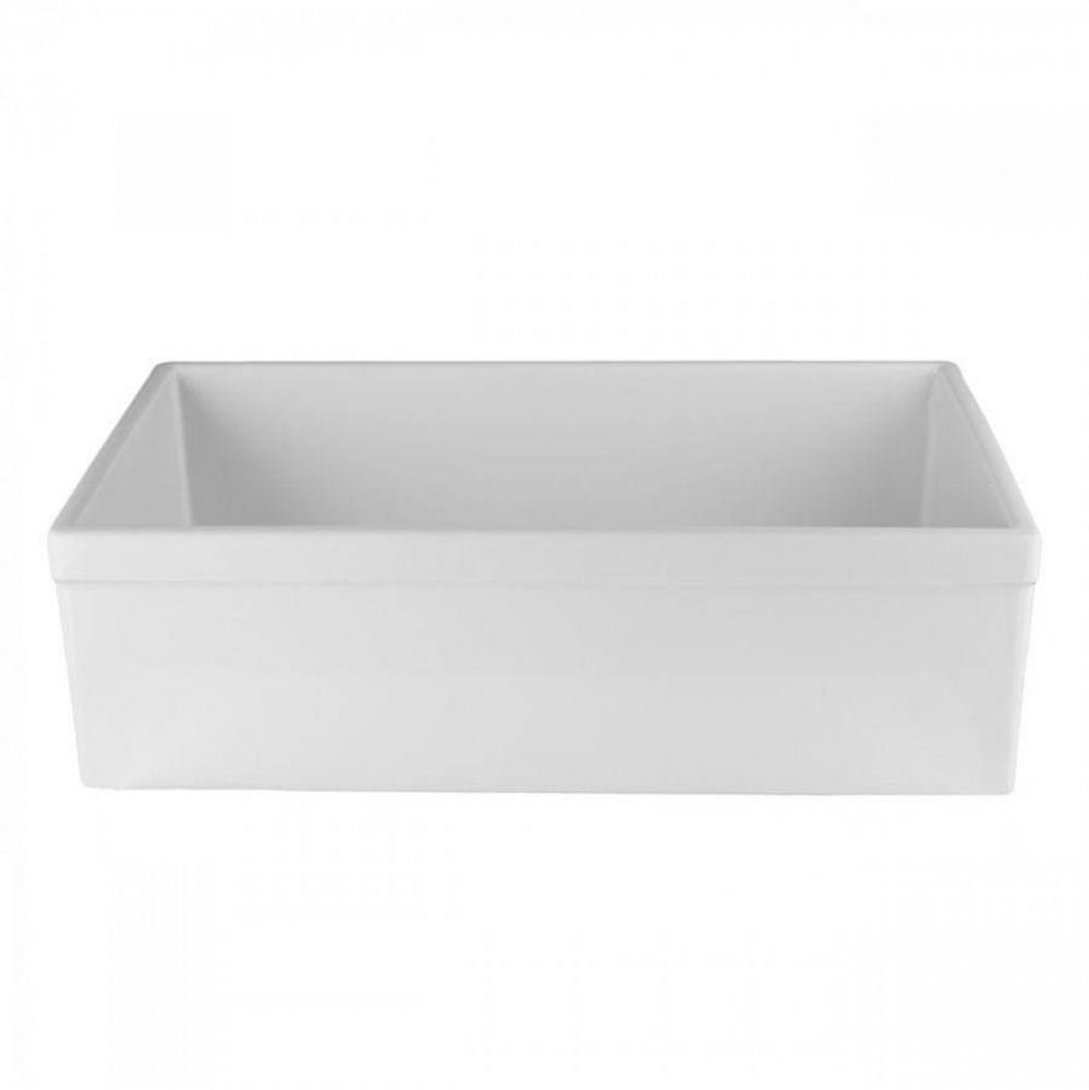 33&apos;&apos; x 18&apos;&apos; Reversible Fireclay Farmhouse Sink