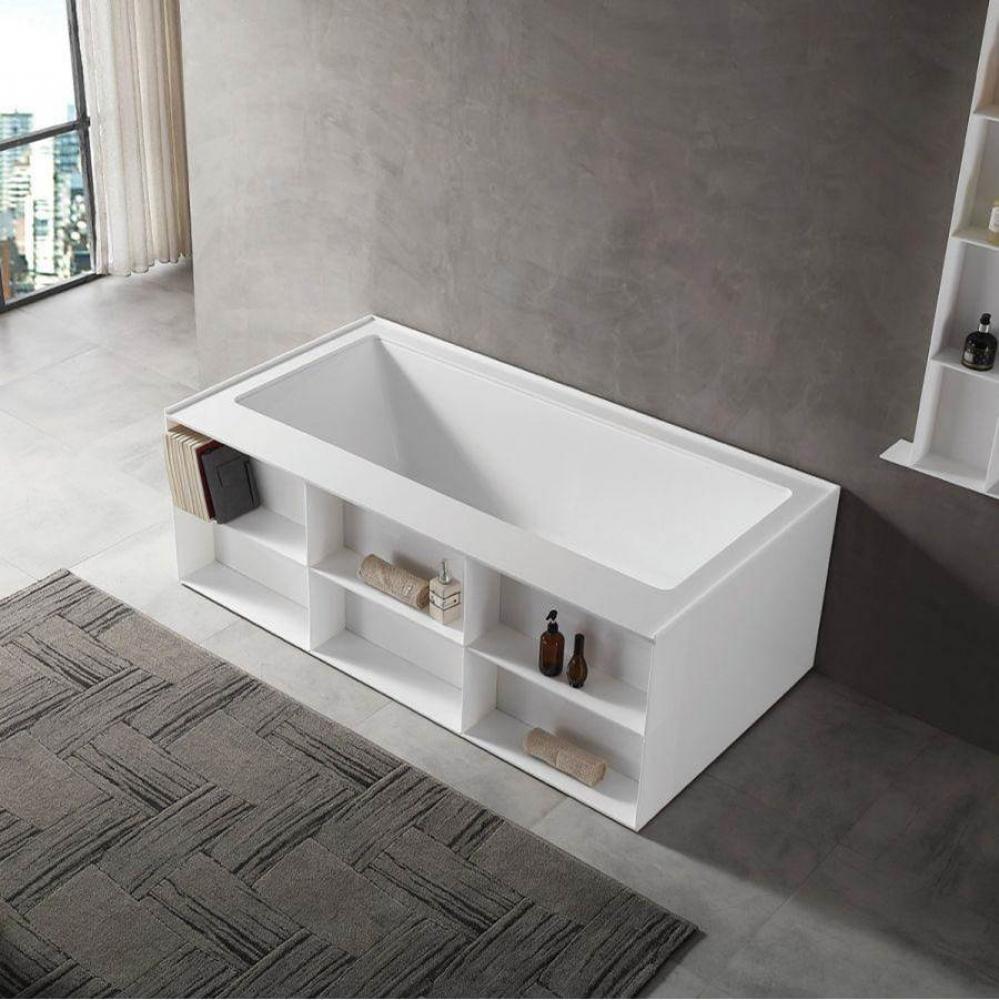 Monty Acrylic Contemporary Freestanding Tub