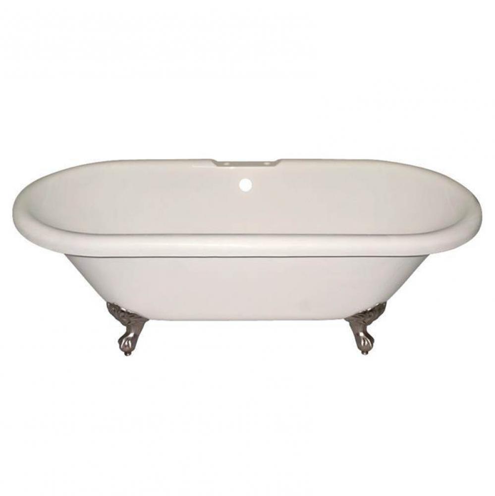 Kris Acrylic Double Ended Clawfoot Tub