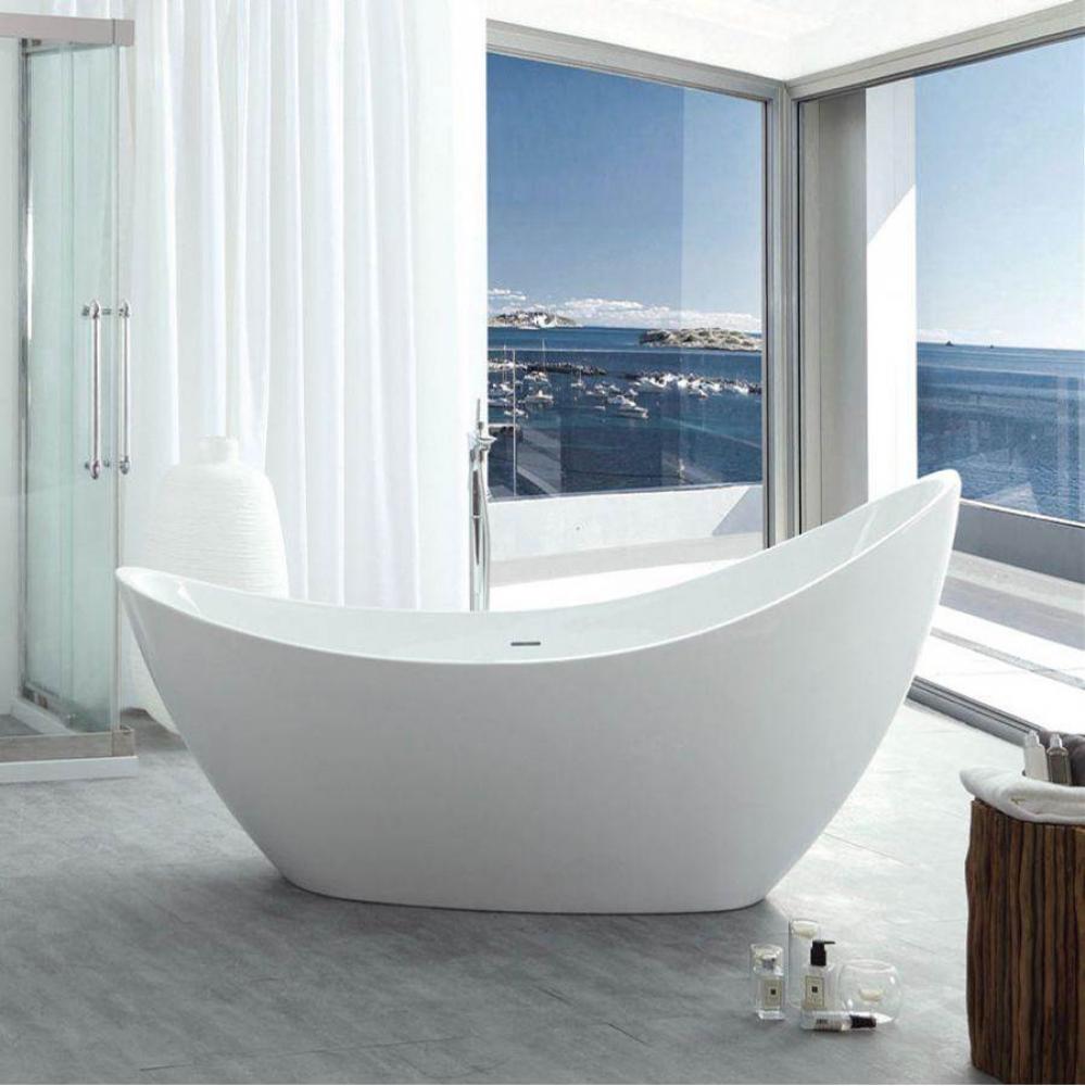 Nerida Acrylic Contemporary Slipper Tub