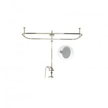 Maidstone 125-R2-RS6 - Clawfoot Tub End Mount Shower Conversion Kit Shower Enclosure Kit