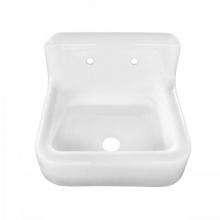 Maidstone 138-C8-2 - 25'' Cast Iron High Back Sink