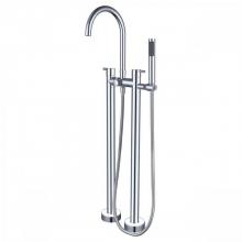 Maidstone 121-GSF10-1ML1 - Double Post Freestanding Gooseneck Faucet