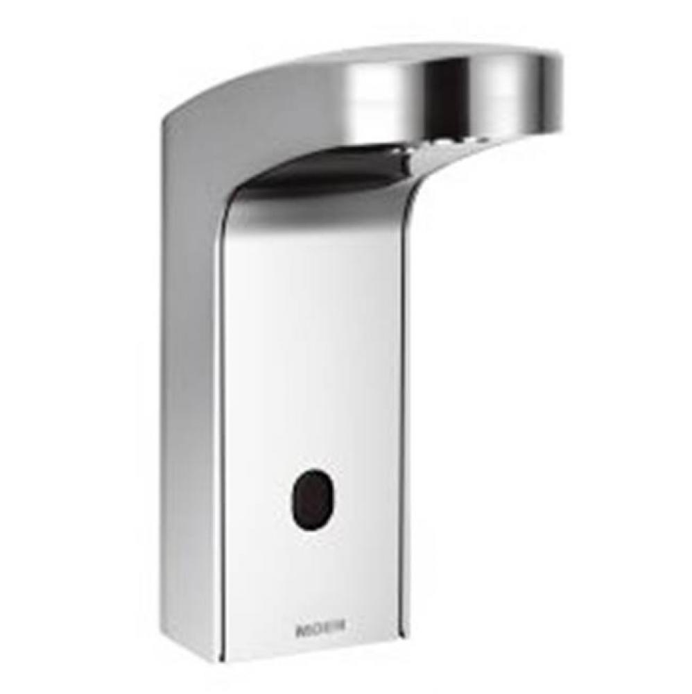 Chrome hands free sensor-operated lavatory faucet