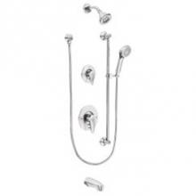 Moen Commercial T9343EP15 - Chrome transfer Posi-Temp(R) all-metal trim kits