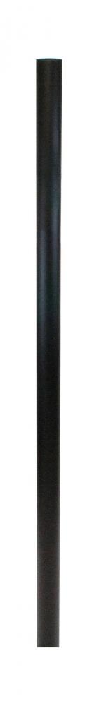 10&#39; ALUM POST 2.95 X .050 X 120&#34; BLACK W/NO CROSSARM