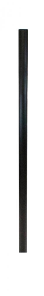 7&#39; ALUM POST 2.95 X .050 X 84&#34; BLACK W/NO CROSSARM