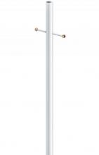 Wave Lighting 294-WH - 10' ALUM POST 2.95 X .050 X 120"