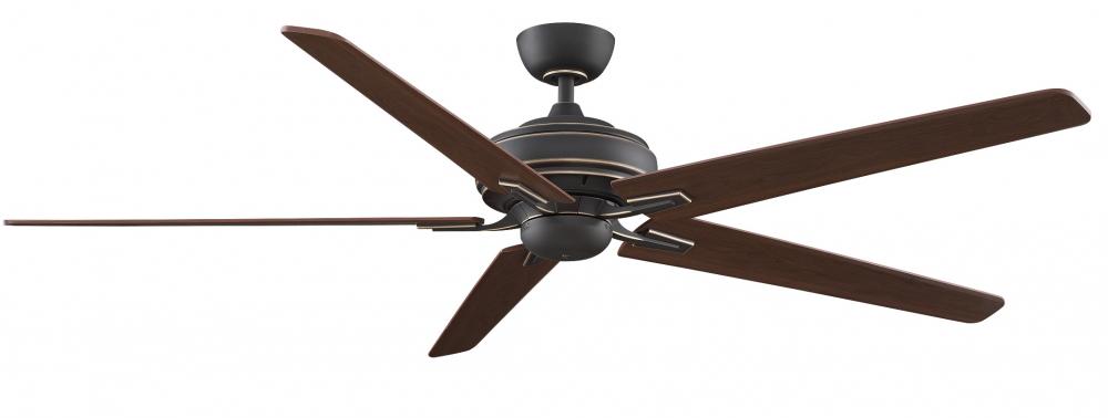 Keistone 72&#34; Dc Fan : Bronze Accent, No Light