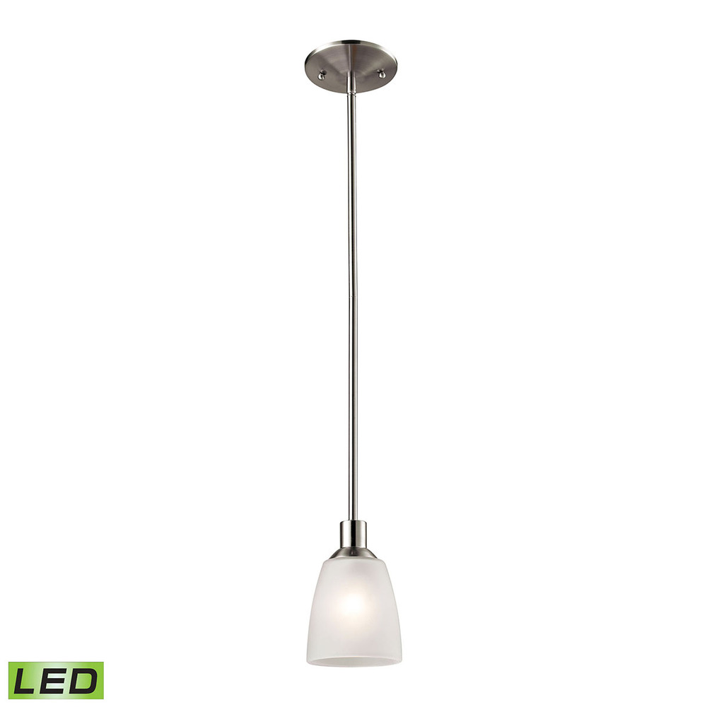 Thomas - Jackson 4&#39;&#39; Wide 1-Light Mini Pendant - Brushed Nickel