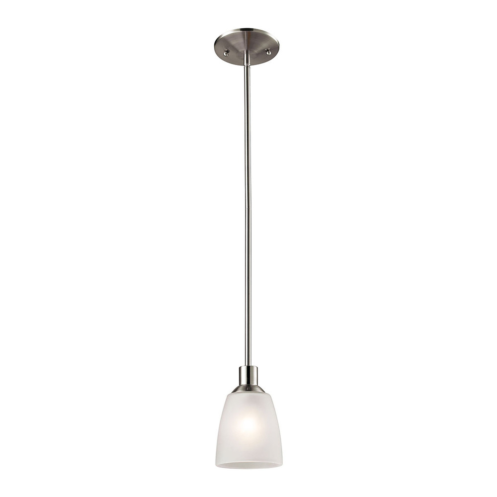 Thomas - Jackson 4&#39;&#39; Wide 1-Light Mini Pendant - Brushed Nickel