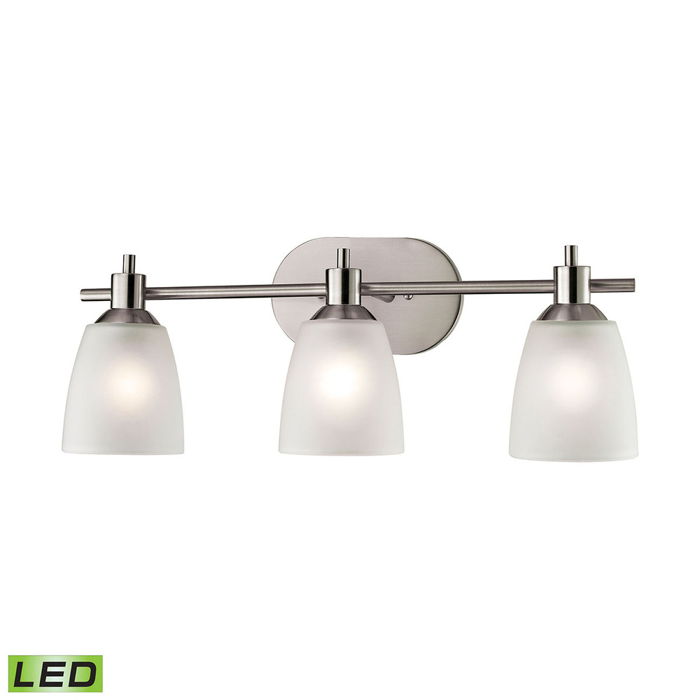 Thomas - Jackson 22&#39;&#39; Wide 3-Light Vanity Light - Brushed Nickel