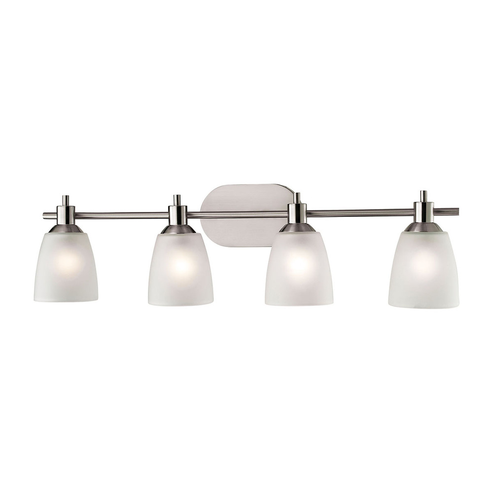 Thomas - Jackson 31&#39;&#39; Wide 4-Light Vanity Light - Brushed Nickel