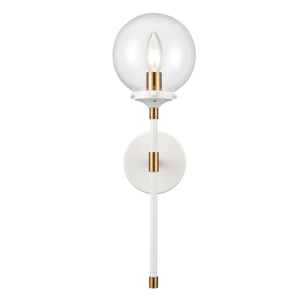 Boudreaux 19&#39;&#39; High 1-Light Sconce - Matte White