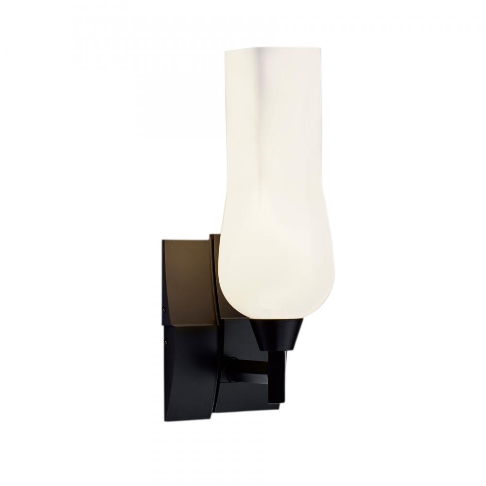 Fleur 14&#39;&#39; High 1-Light Sconce - Matte Black