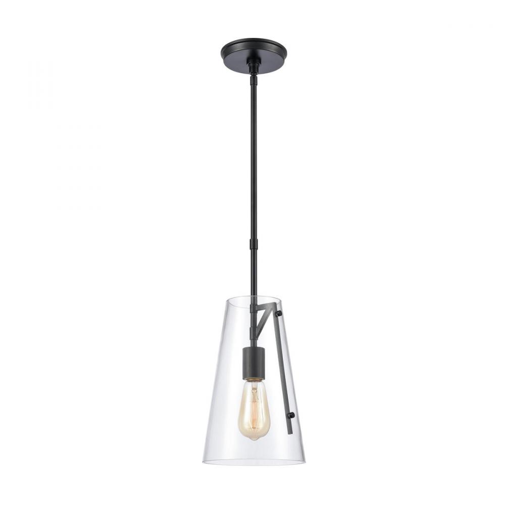 Trustle 7&#39;&#39; Wide 1-Light Mini Pendant - Matte Black