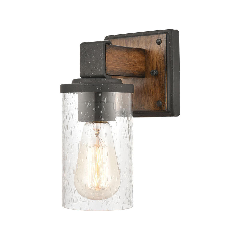 Annenberg 9&#39;&#39; High 1-Light Sconce - Distressed Black