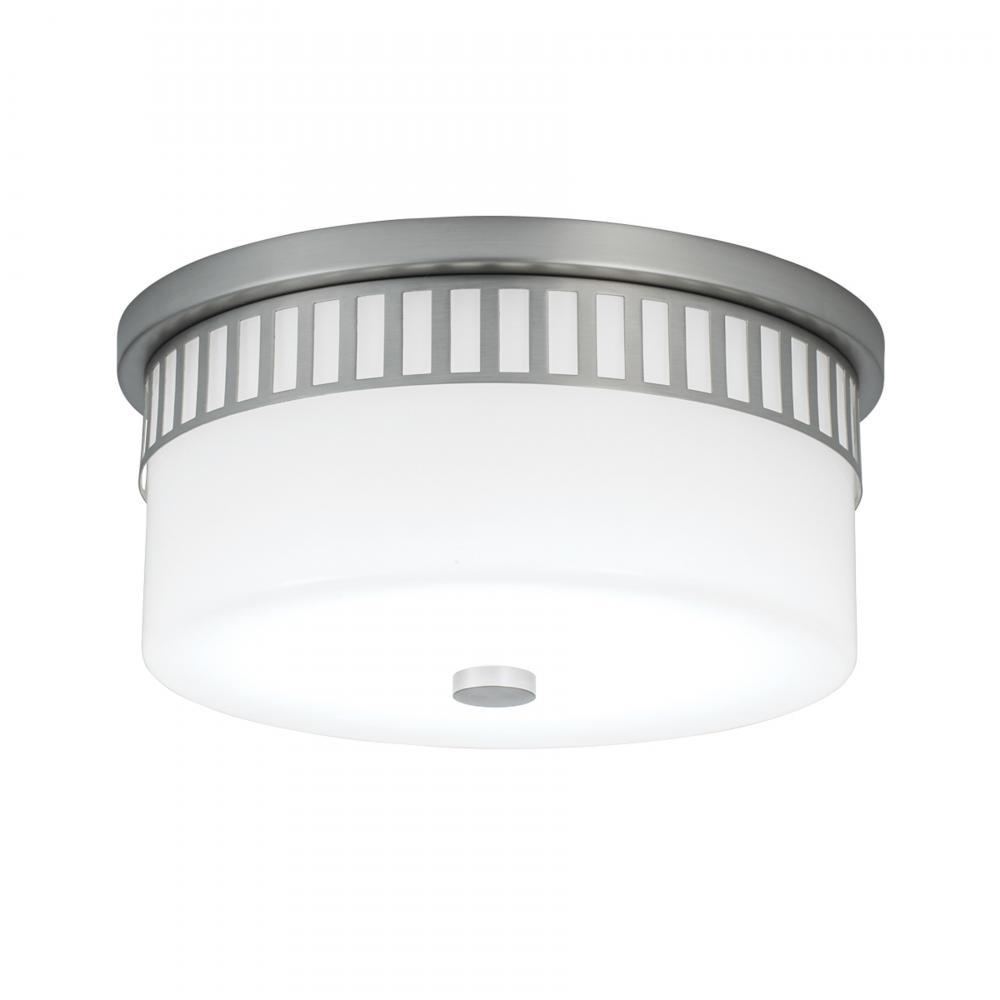 Astor 13.75&#39;&#39; Wide 2-Light Flush Mount - Brushed Nickel