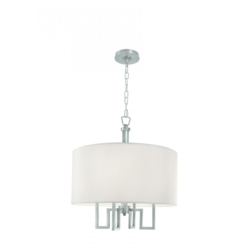 Maya 20&#39;&#39; Wide 4-Light Chandelier - Brushed Nickel