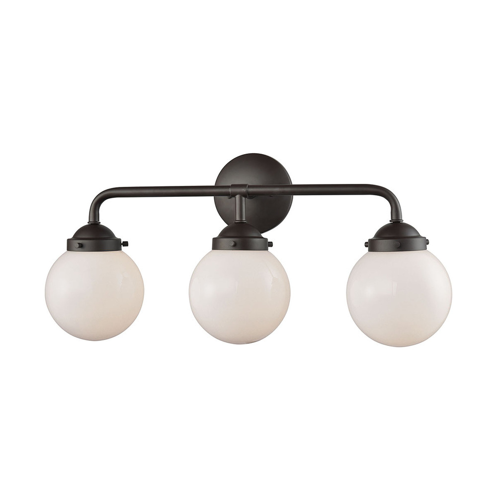 Thomas - Beckett 24&#39;&#39; Wide 3-Light Vanity Light - Oil Rubbed Bronze