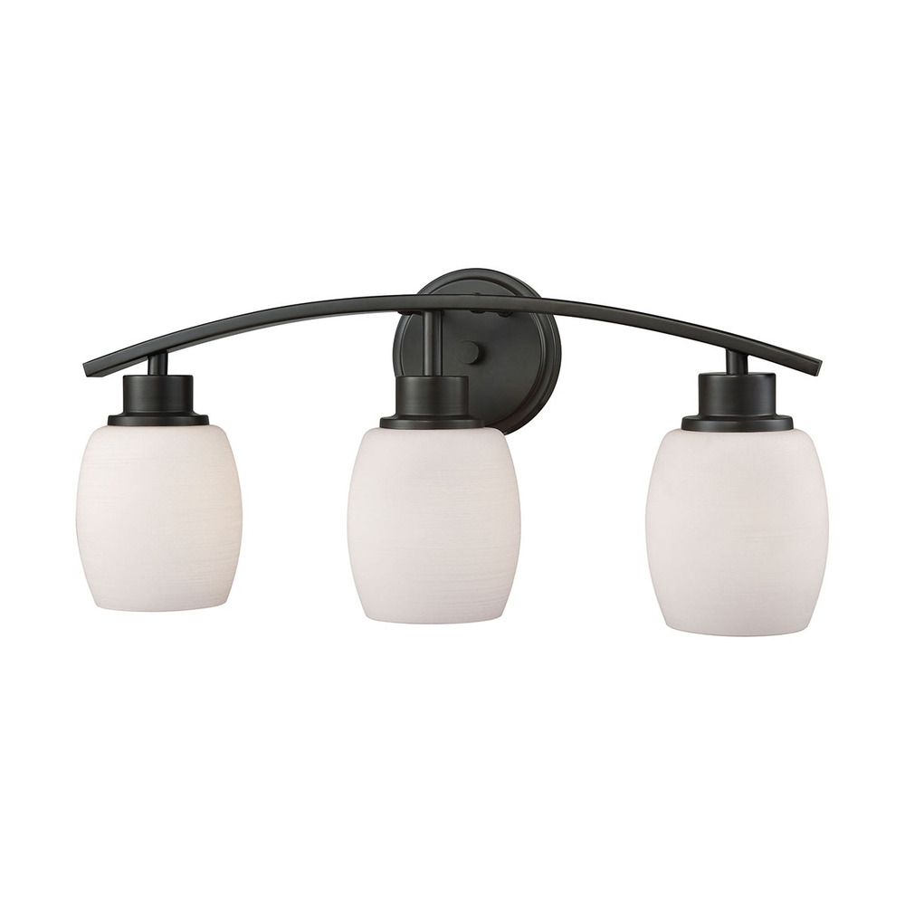 Thomas - Casual Mission 20&#39;&#39; Wide 3-Light Vanity Light - Oil Rubbed Bronze