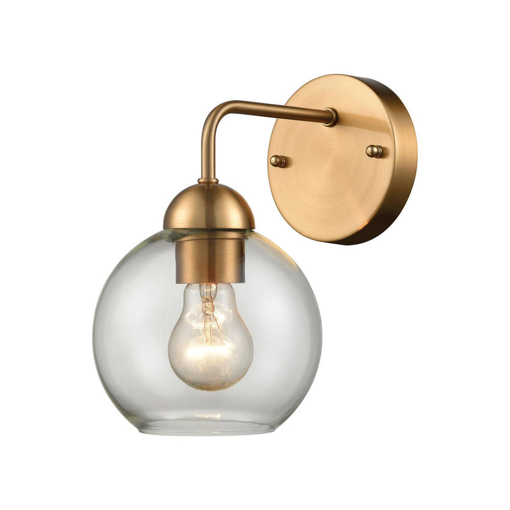 Thomas - Astoria 9.5&#39;&#39; High 1-Light Sconce - Satin Gold