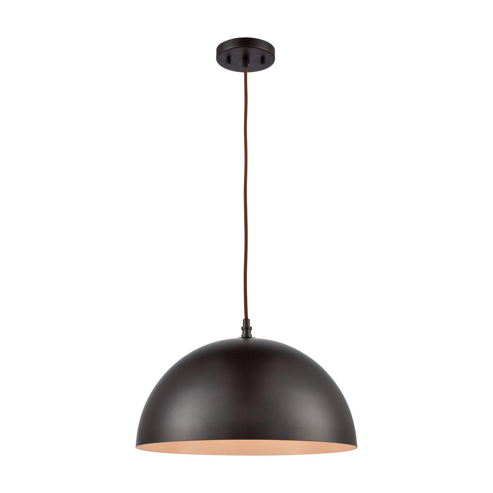 Thomas - Chelsea 16&#39;&#39; Wide 1-Light Pendant - Oil Rubbed Bronze