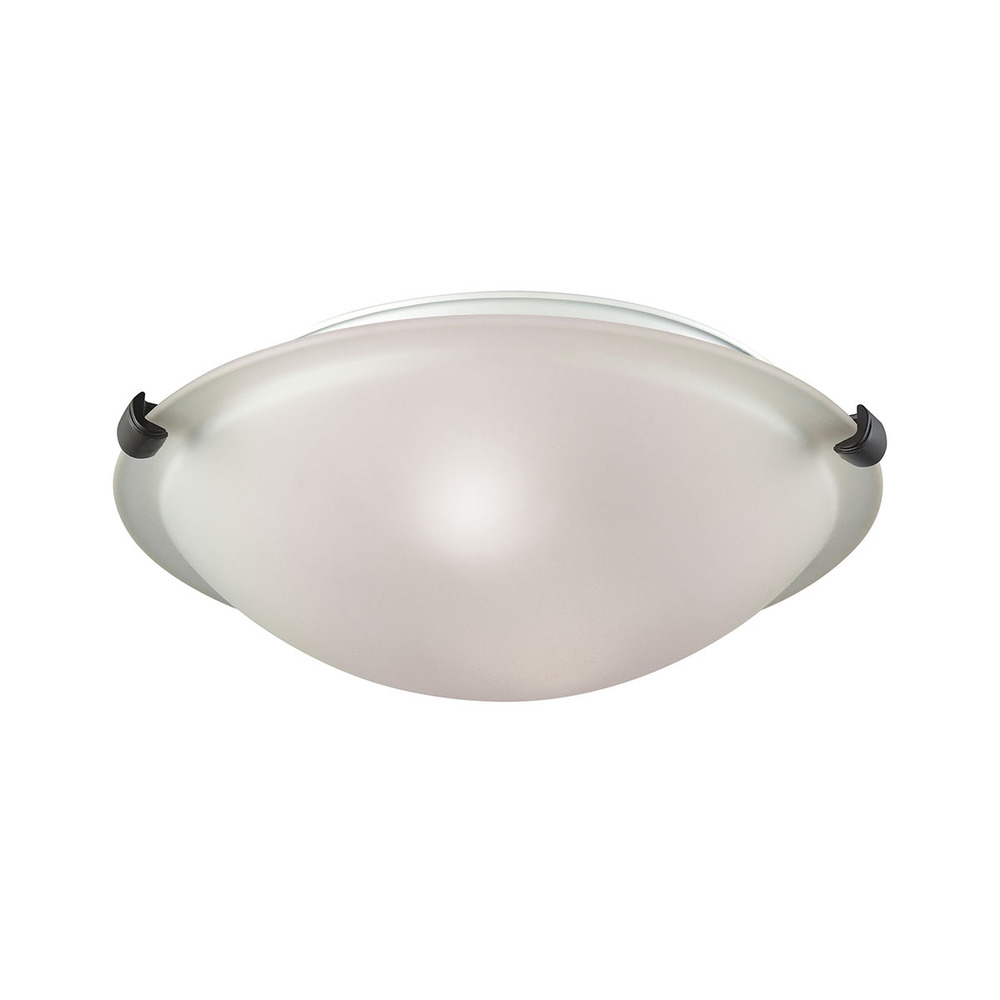 Thomas - Sunglow 13&#39;&#39; Wide 2-Light Flush Mount - Brushed Nickel