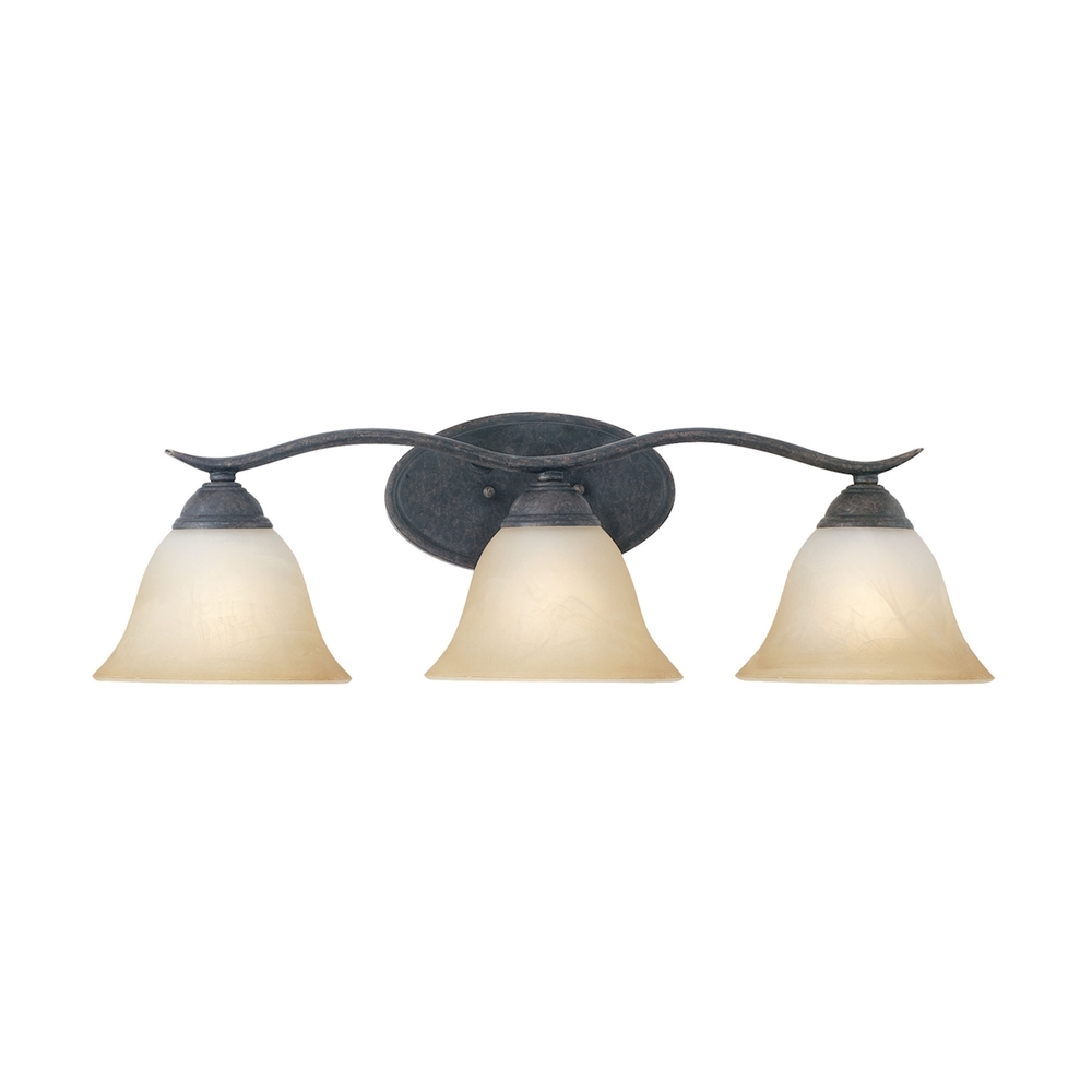 Thomas - Prestige 26.5&#39;&#39; Wide 3-Light Vanity Light - Sable Bronze