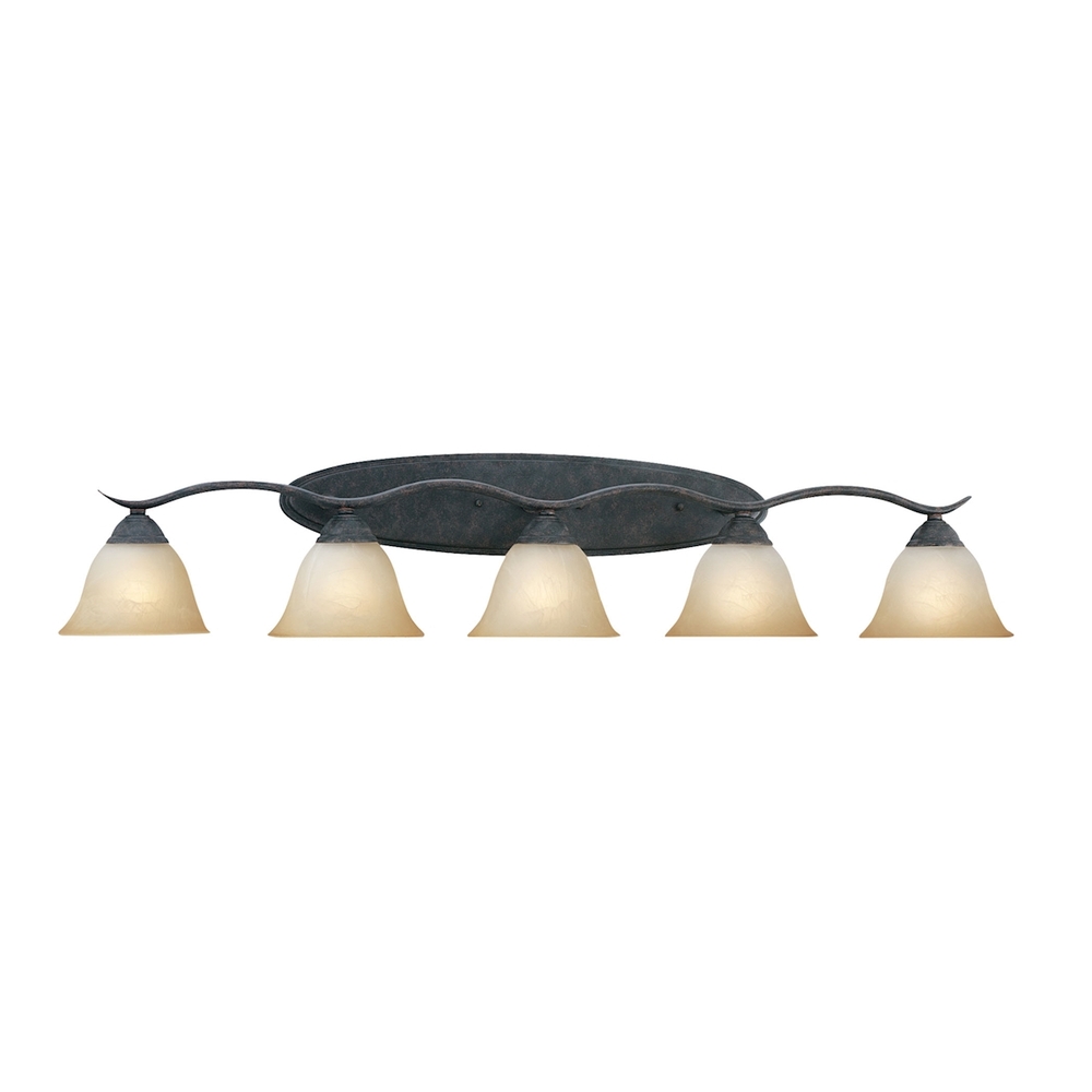 Thomas - Prestige 45.5&#39;&#39; Wide 5-Light Vanity Light - Sable Bronze