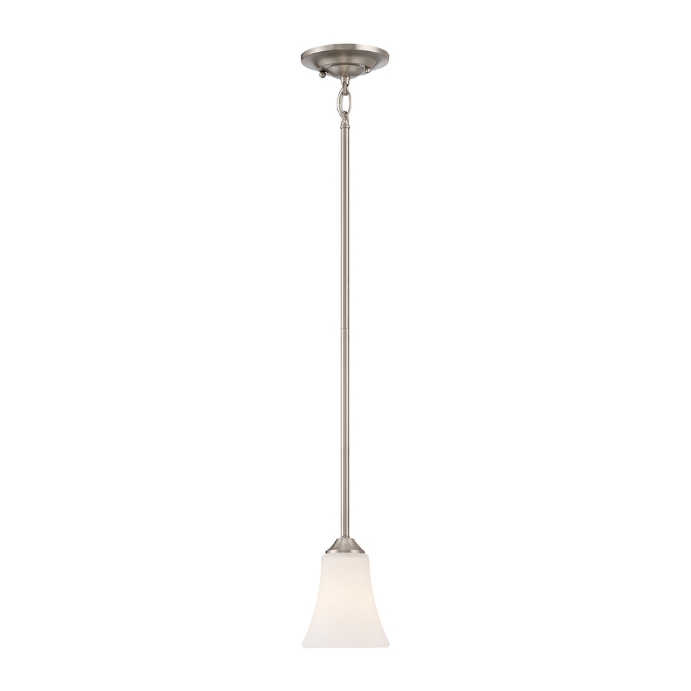 Thomas - Treme 5&#39;&#39; Wide 1-Light Mini Pendant - Brushed Nickel