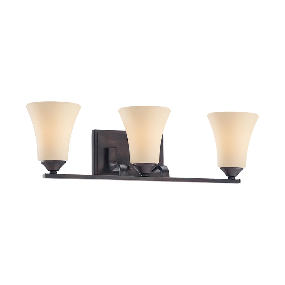 Thomas - Treme 23&#39;&#39; Wide 3-Light Vanity Light - Espresso