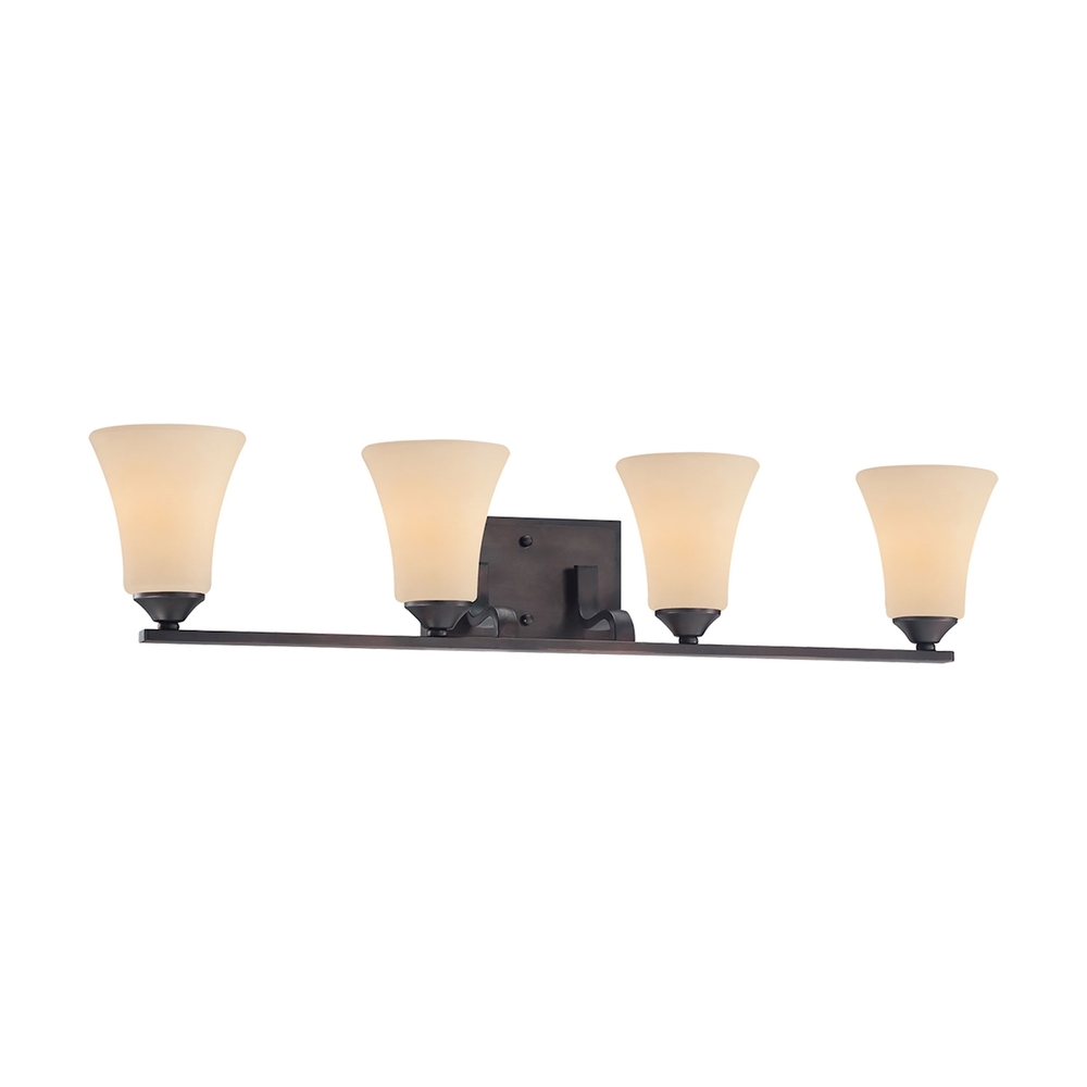 Thomas - Treme 32&#39;&#39; Wide 4-Light Vanity Light - Espresso