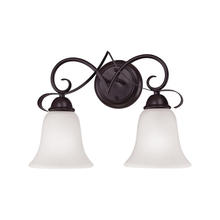 ELK Home 1052BB/10 - Thomas - Brighton 2-Light Vanity Light in Oil Rubbed Bronze with White Glass