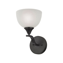 ELK Home 2101WS/10 - Thomas - Bristol Lane 1-Light Vanity Light in Oil Rubbed Bronze with White Glass