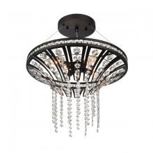  82237/4 - Fantania 18'' Wide 4-Light Chandelier - Matte Black