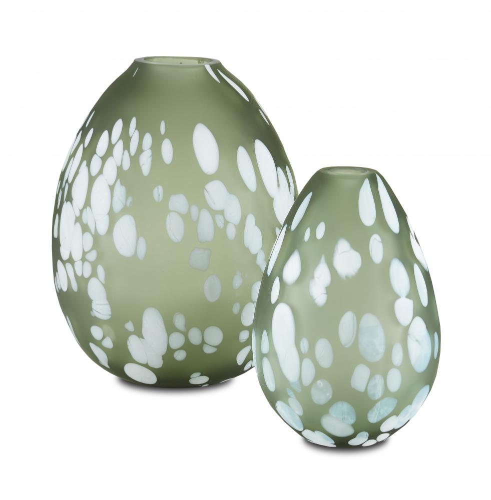 Hana Green Vase Set of 2